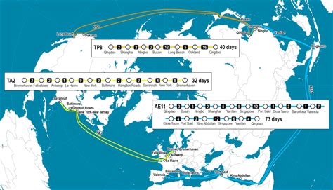 maersk shipping routes map